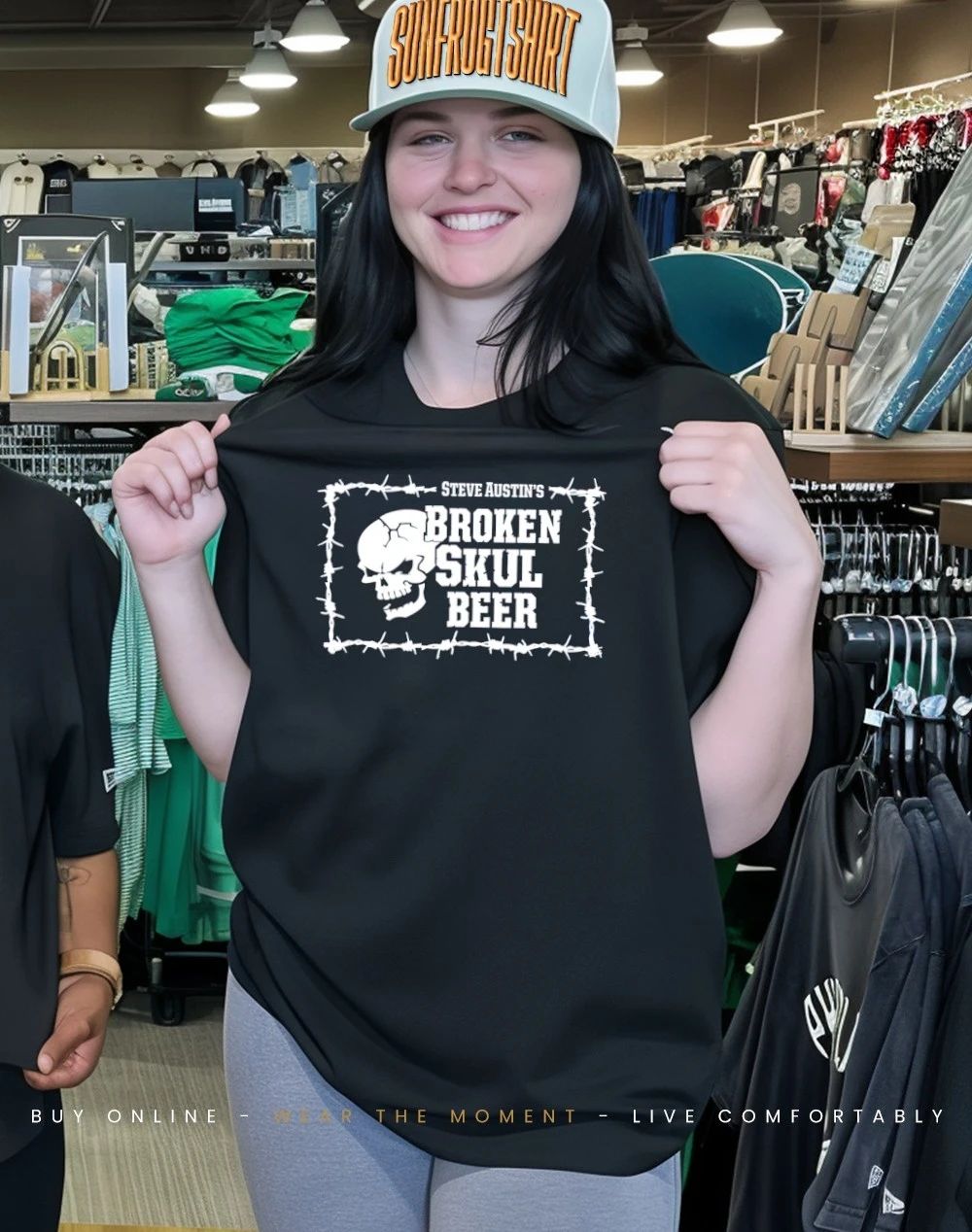Steve Austin’s Broken Skull Beer Shirt