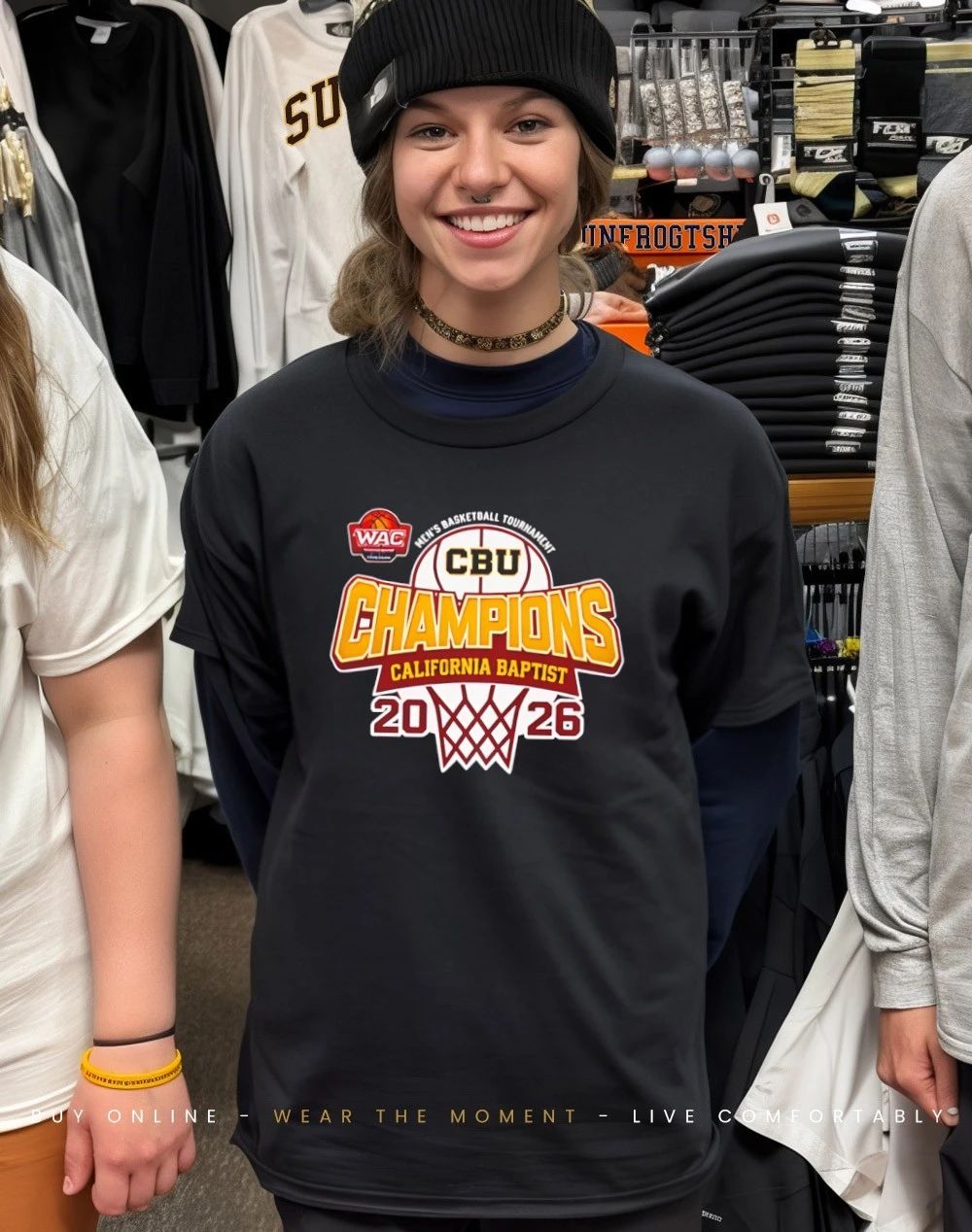 CBU Lancers 2026 WAC Men’s Basketball Tournament Champions shirt