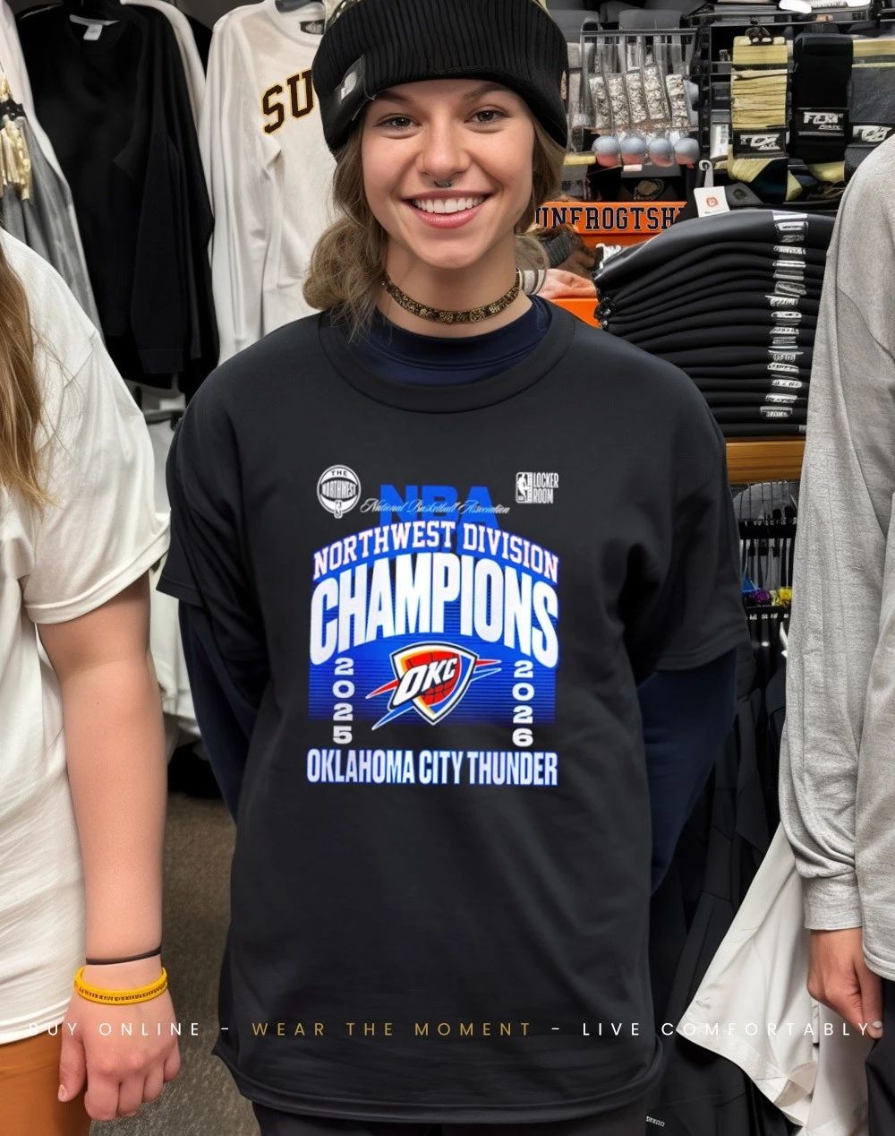 Oklahoma City Thunder 2026 NBA Northwest Division Champions Locker Room shirt