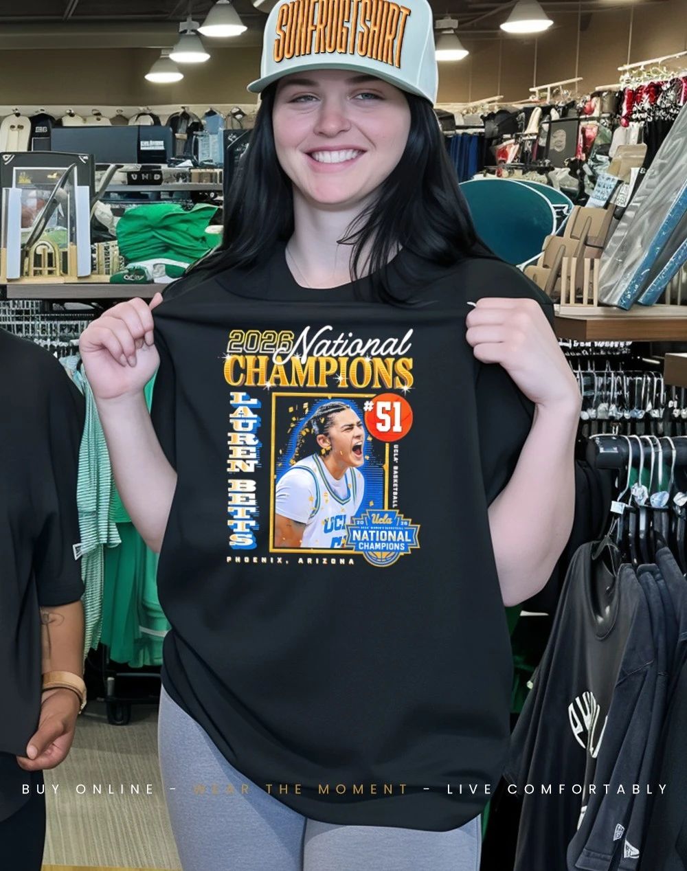 Lauren Betts UCLA Bruins 2026 Women’s Basketball NCAA National Champions shirt