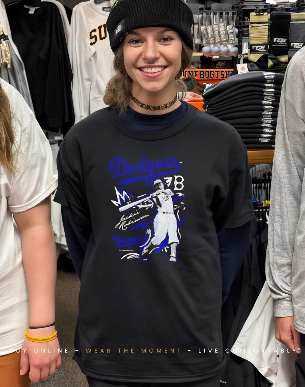 Jackie Robinson Brooklyn Dodgers Chalked Up Player shirt