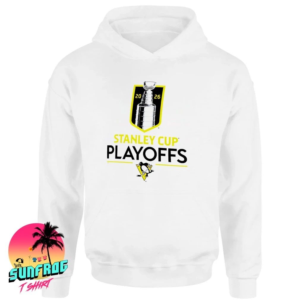 Pittsburgh Penguins 2026 NHL Stanley Cup Playoffs Tan trophy shirt
