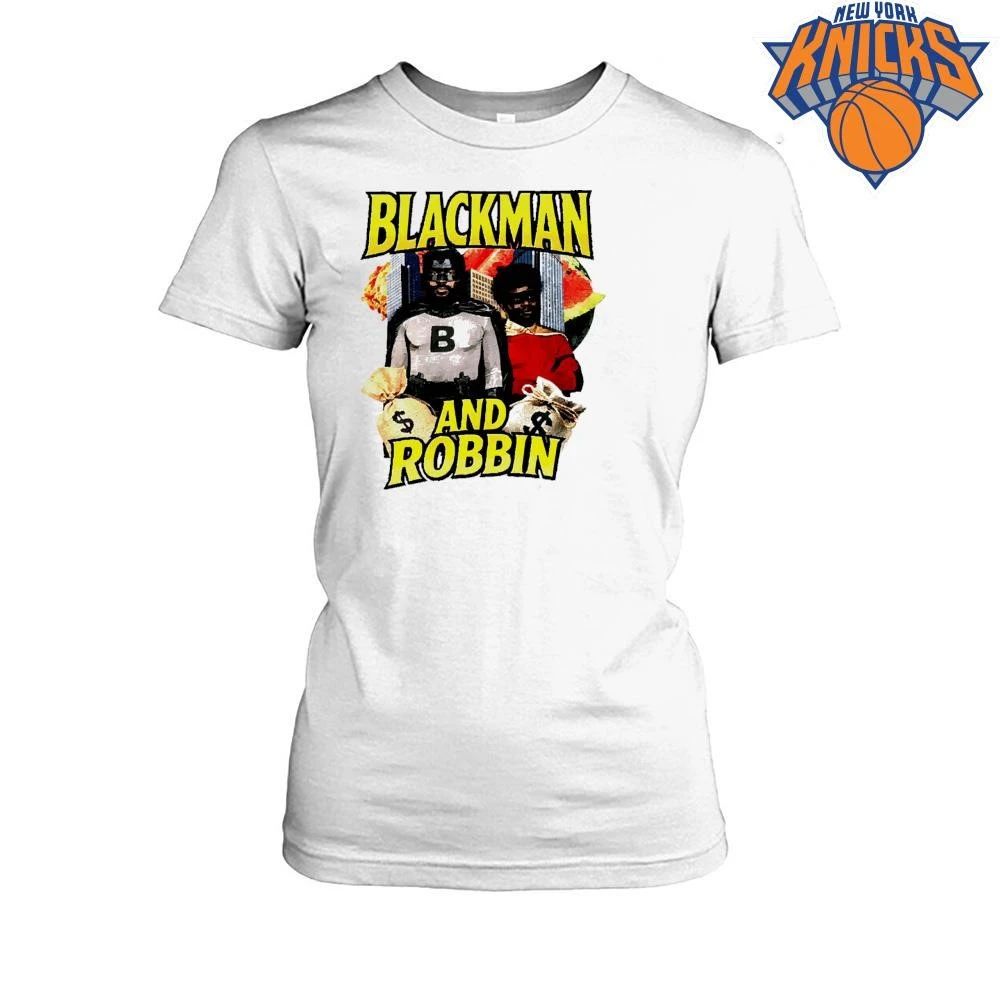 Blackman And Robbin 90s Bootleg Rap Vintage Parody Meme Graphic Shirt