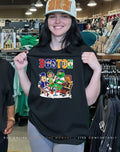 Boston sports mascot playing poker shirt