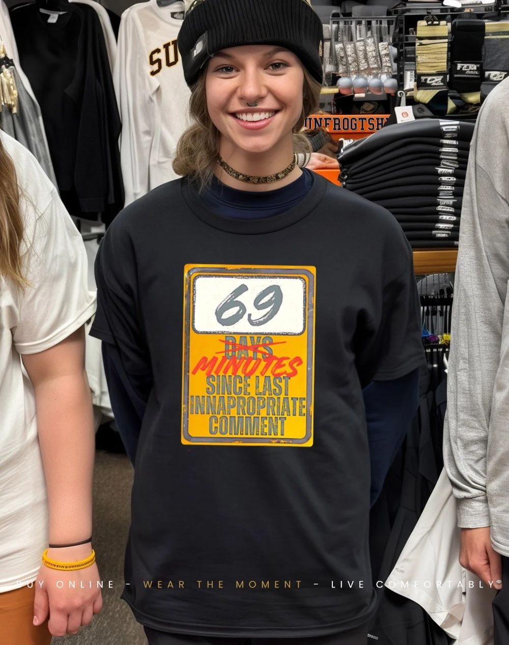 69 Minutes since last inappropriate comment shirt