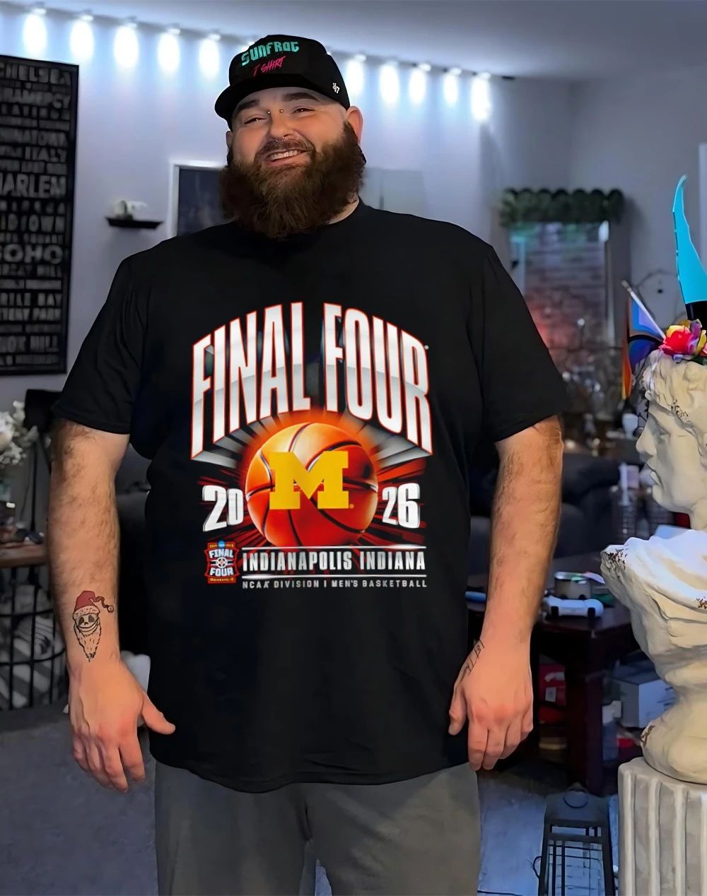 Michigan Wolverines NCAA Men’s Basketball Tournament March Madness Final Four 2026 shirt