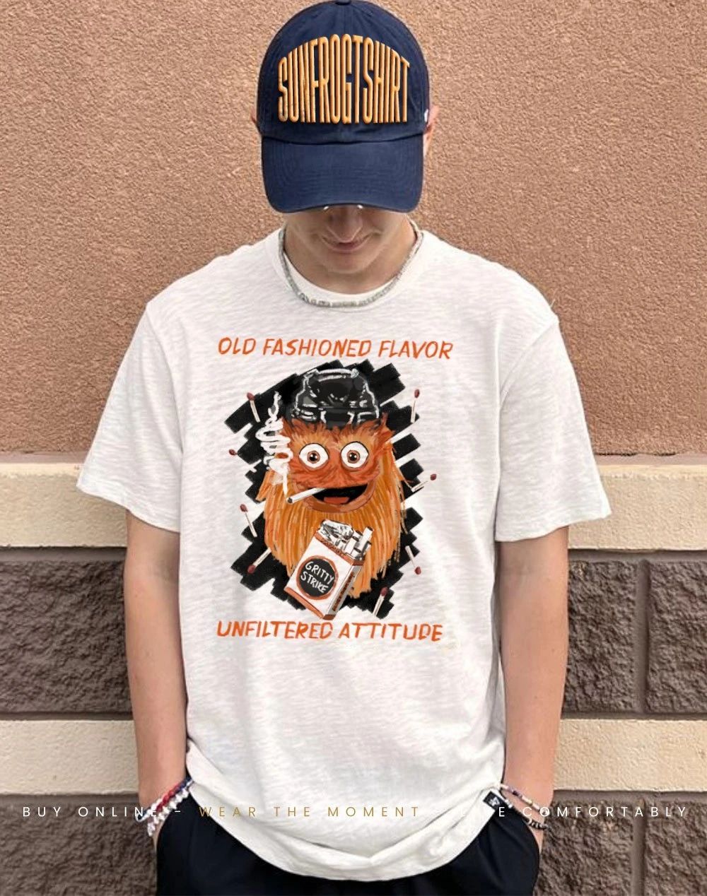 Philadelphia Flyers mascot old fashioned flavor unfiltered attitude shirt