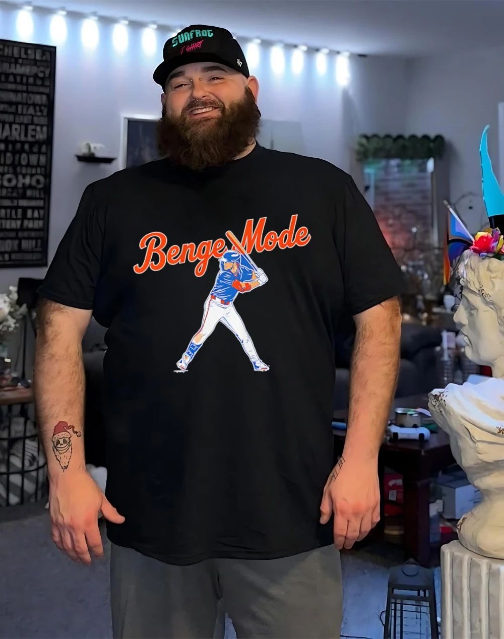 Carson Benge New York Mets Benge Mode graphic shirt