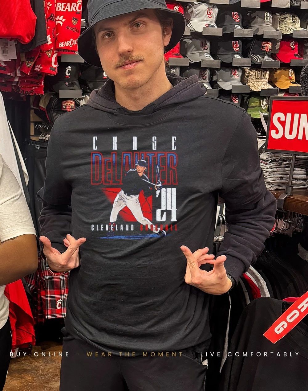 Chase Delauter Cleveland Guardians player name shirt