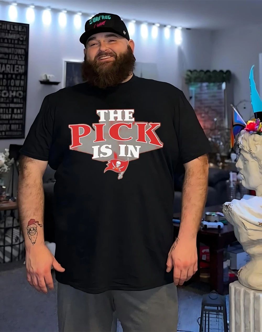 Tampa Bay Buccaneers The Pick Is In logo shirt