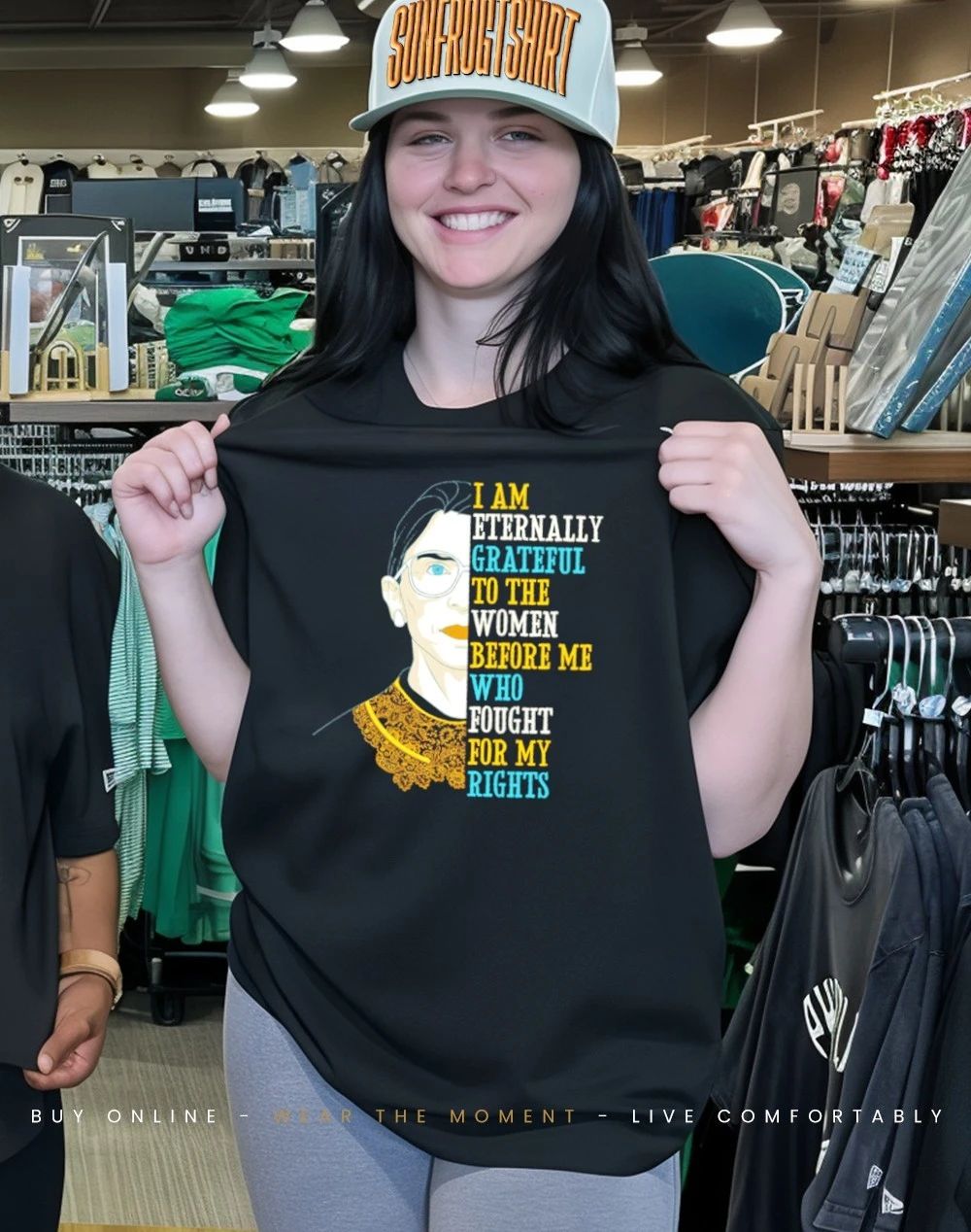 I am eternally grateful to the women before me who fought for my rights shirt