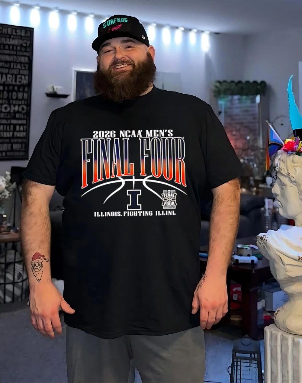 Illinois Illini Final four 2026 Men’s March Madness Basketball logo shirt