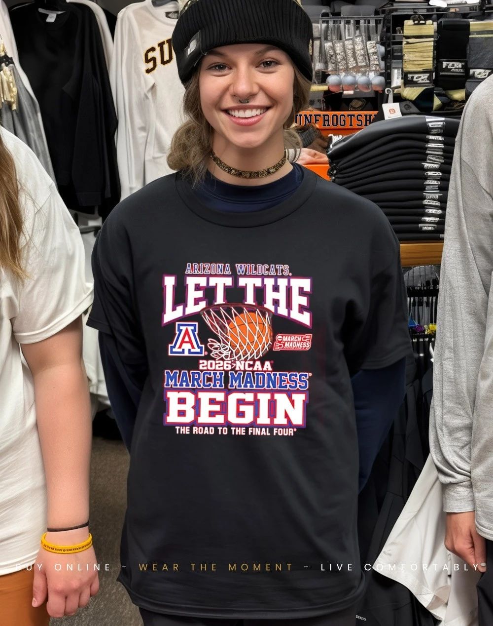 Arizona Wildcats 2026 NCAA March Madness Let The Madness Begin shirt