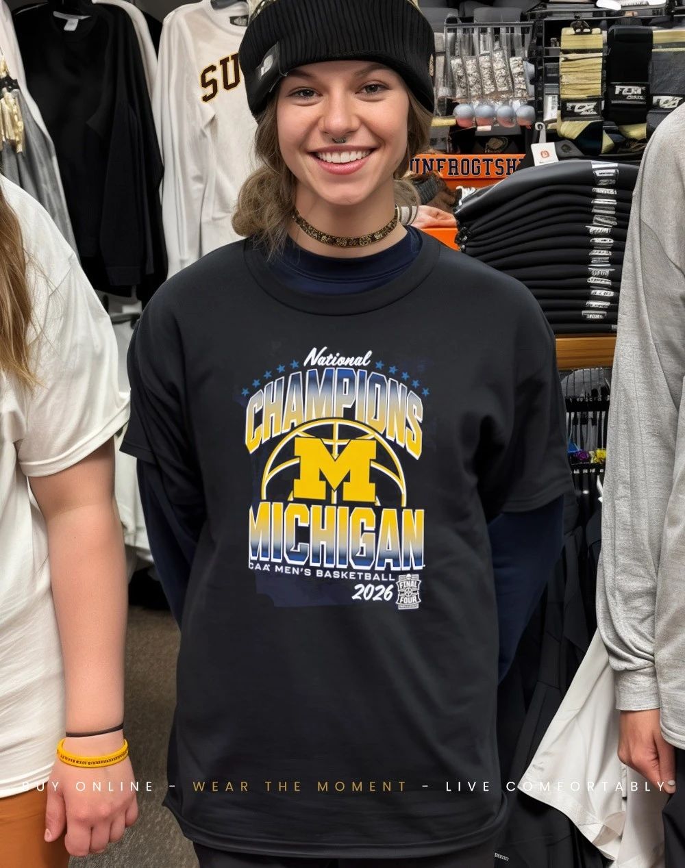2026 Men’s Basketball National Champions Michigan Wolverines Plus shirt