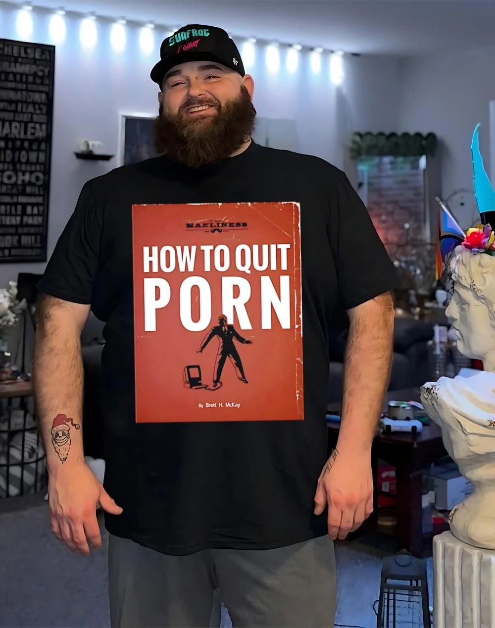 Manliness how to quit porn shirt