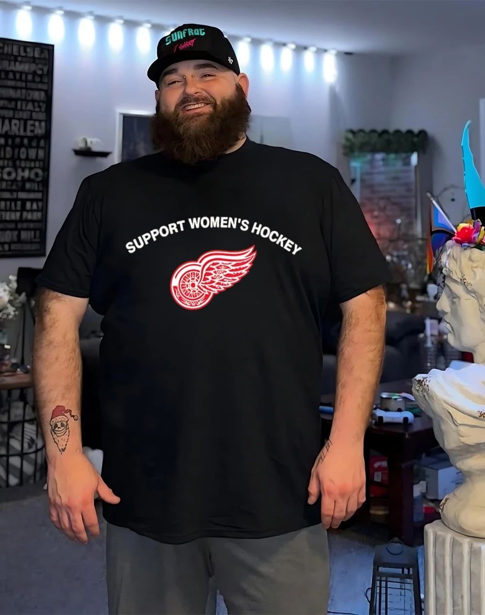 Detroit Red Wings Support women’s hockey shirt