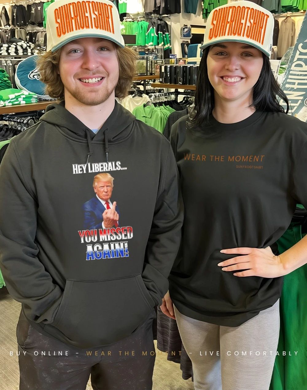 Hey Liberals You Missed Again Trump shirt