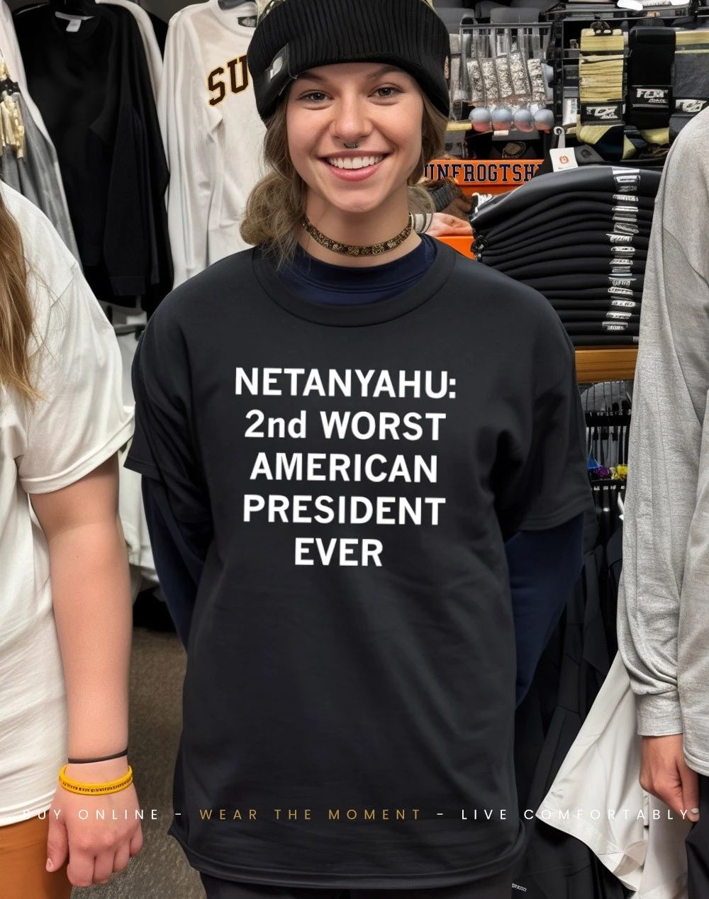 Netanyahu 2nd Worst American President Ever Trump shirt
