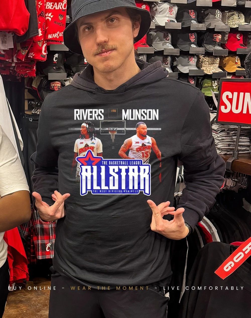 Rivers Munson TBL West All-Star nominees 2026 shirt