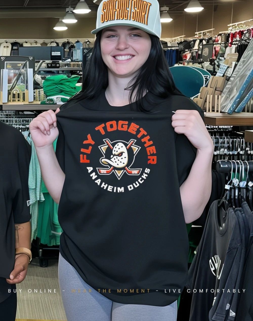 Anaheim Ducks Fly Together Orange Country 2026 logo shirt