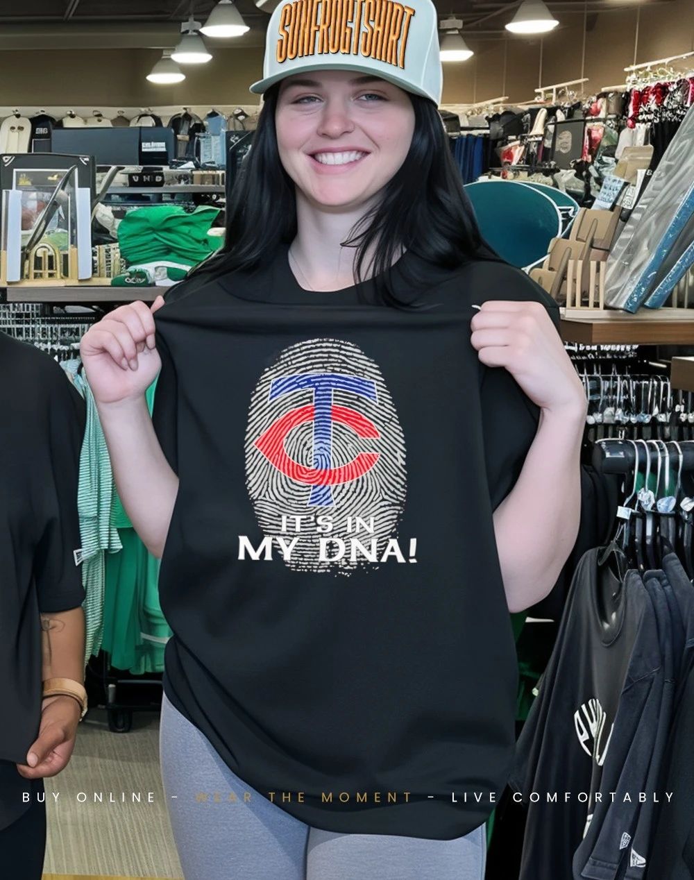 Minnesota Twins it’s in my DNA fingerprint shirt