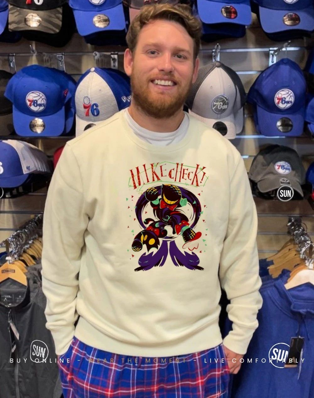 Mike Check cartoon shirt