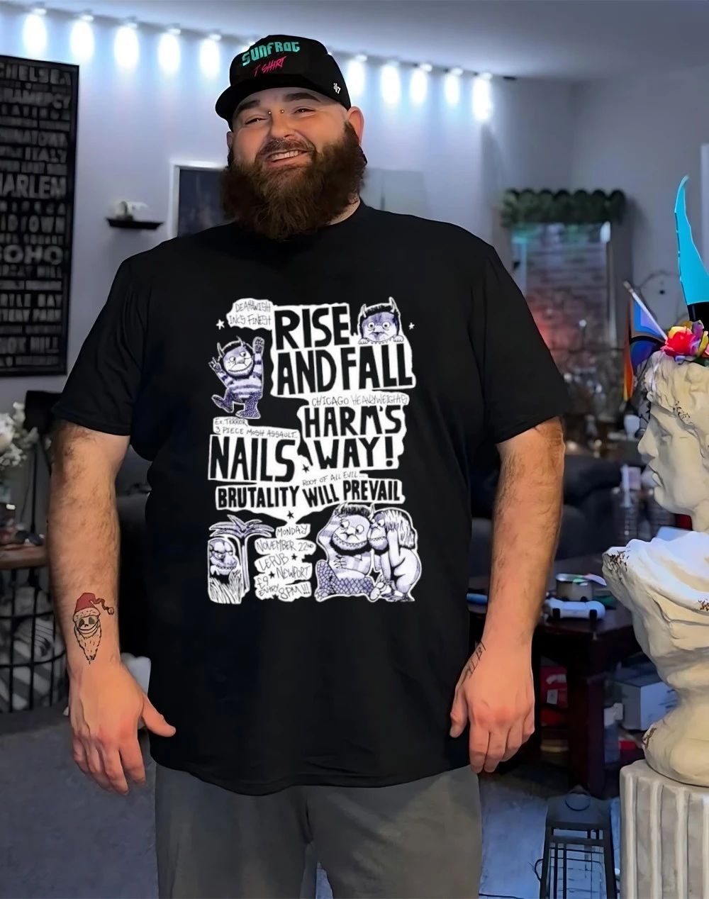 Rise and fall harm’s nails way brutality will prevail shirt