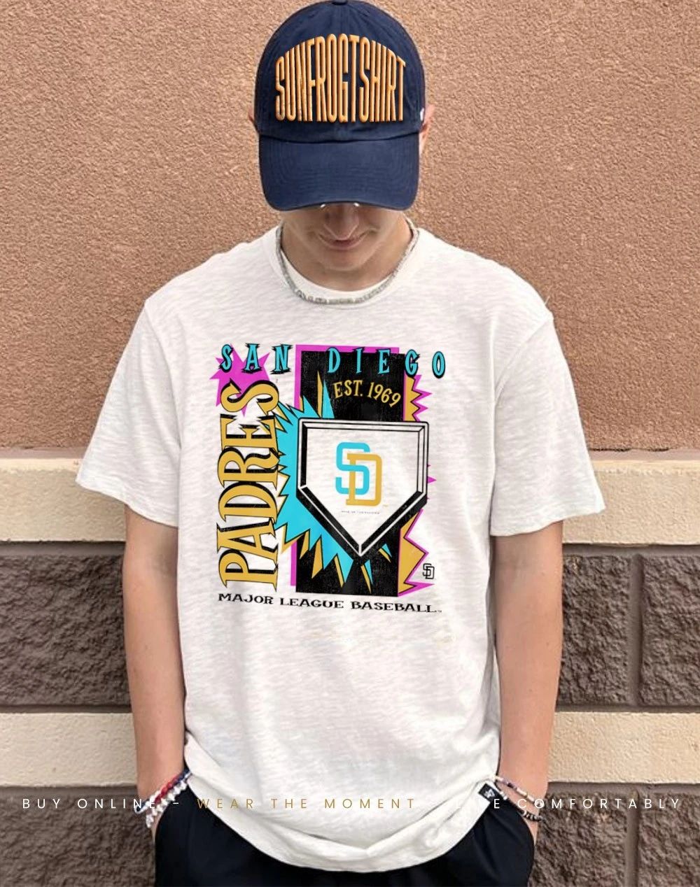 San Diego Padres MLB Cooperstown Neon Field Shock shirt