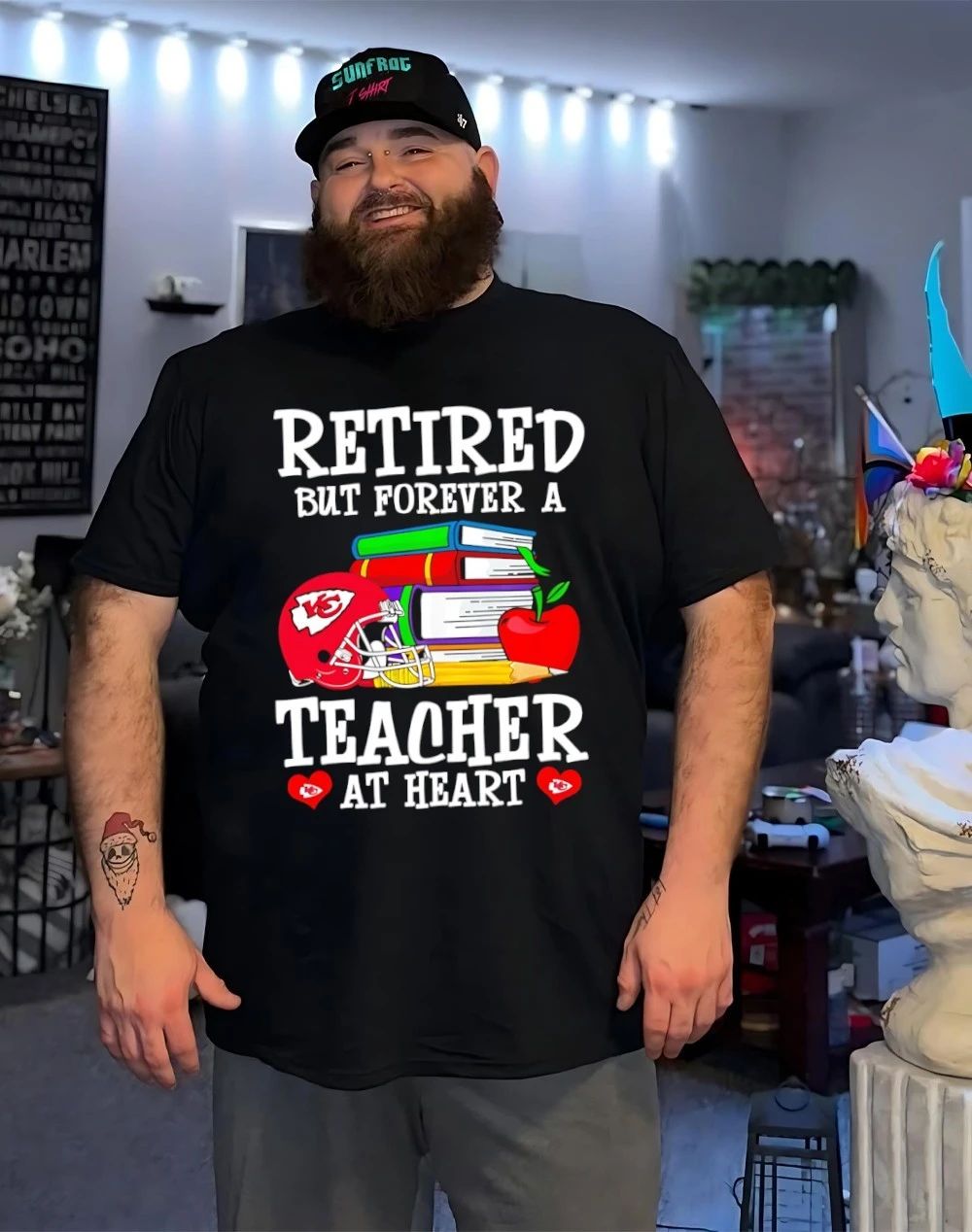 Kansas City Chiefs Retired But Forever a Teacher At Heart shirt