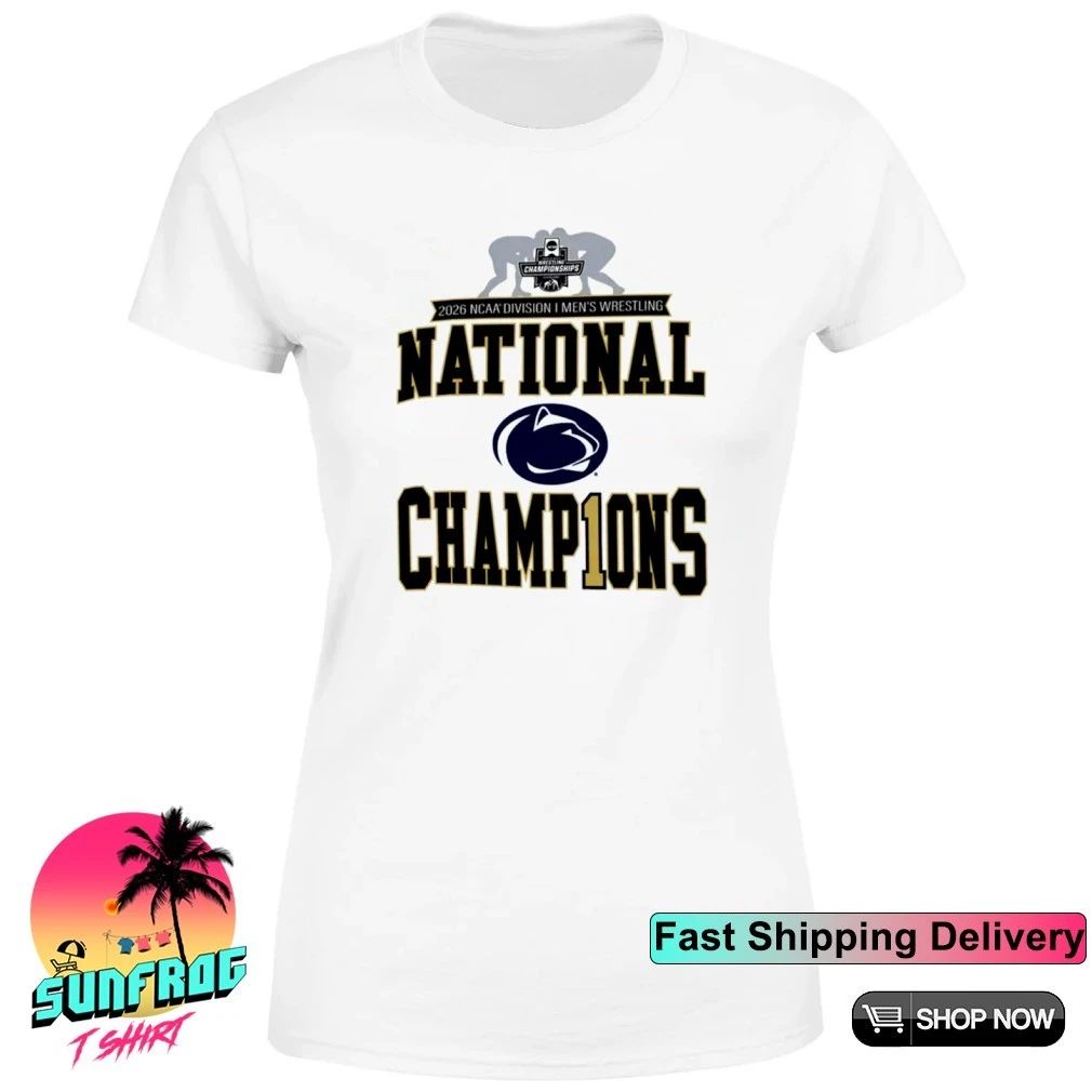 Penn State Nittany Lions 2026 NCAA Men’s Wrestling National Champions logo shirt