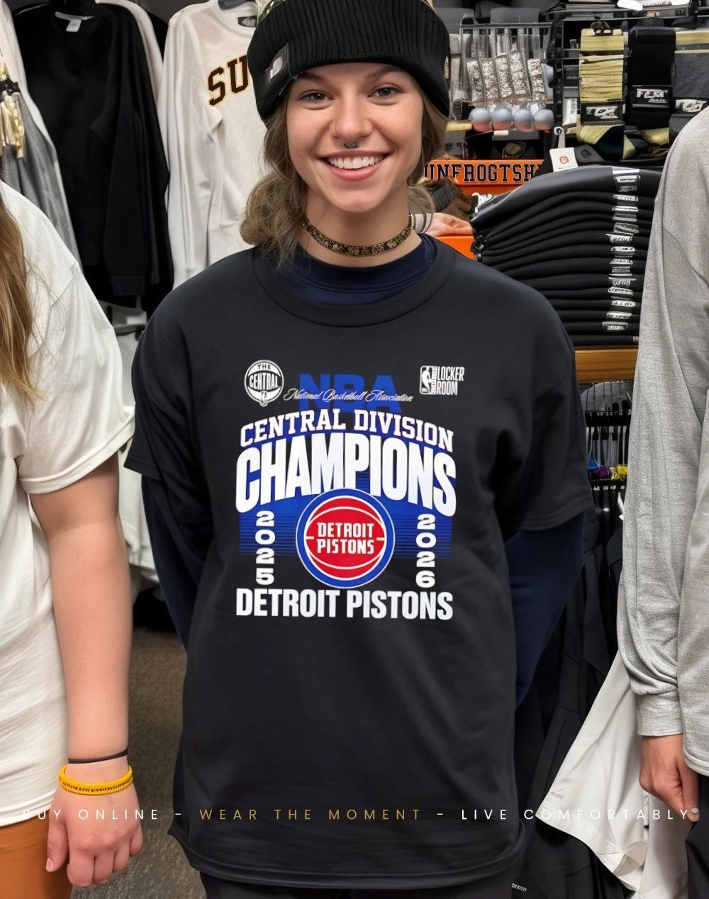 Detroit Pistons The Central Division Champions 2026 shirt