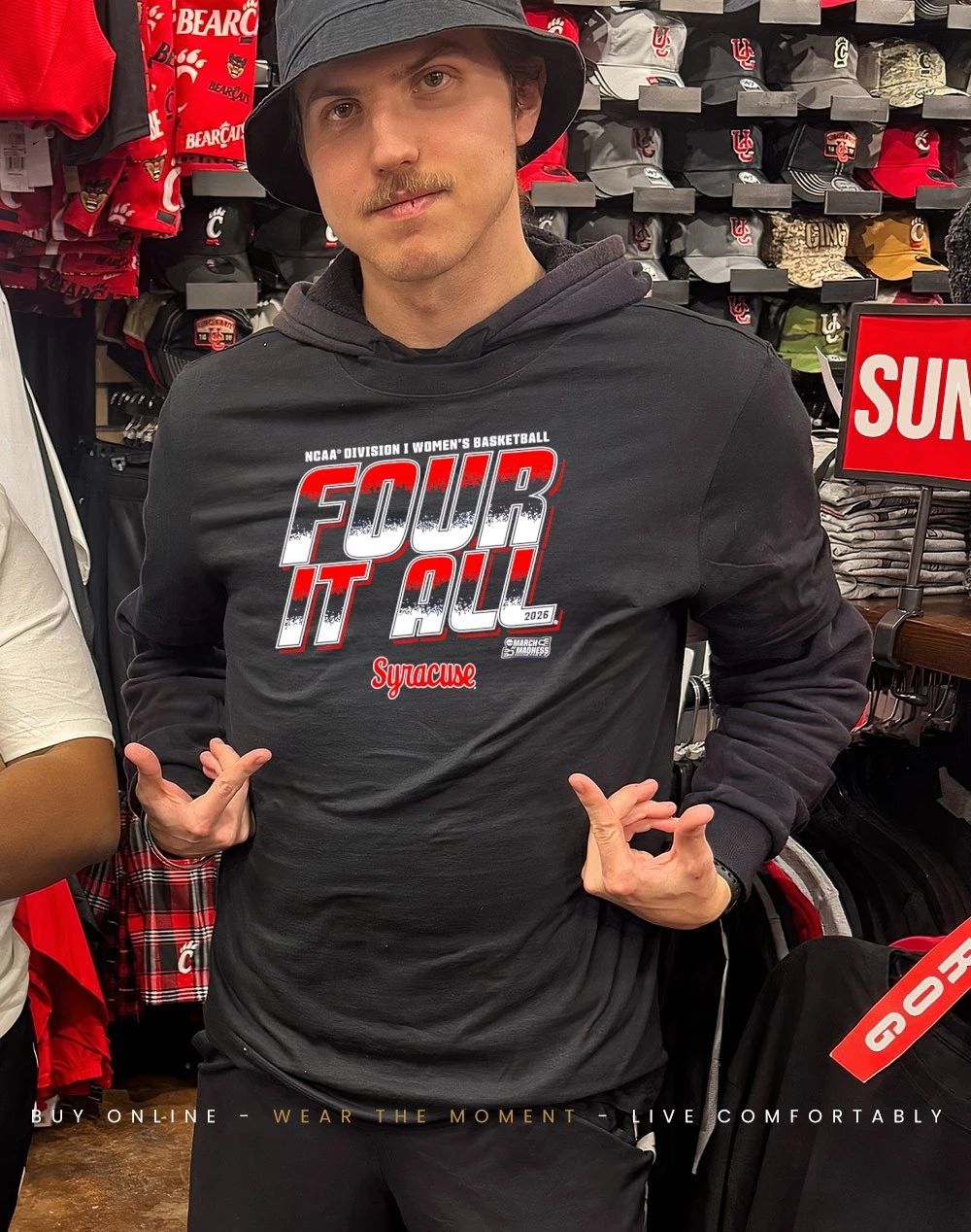 Syracuse Orange 2026 March Madness NCAA Division I Women’s Baksetball Four It All shirt