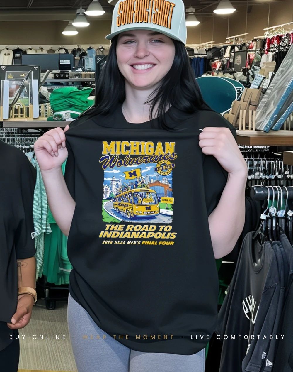 Michigan Wolverines 2026 Men’s Basketball Final Four Bound Bus vintage shirt