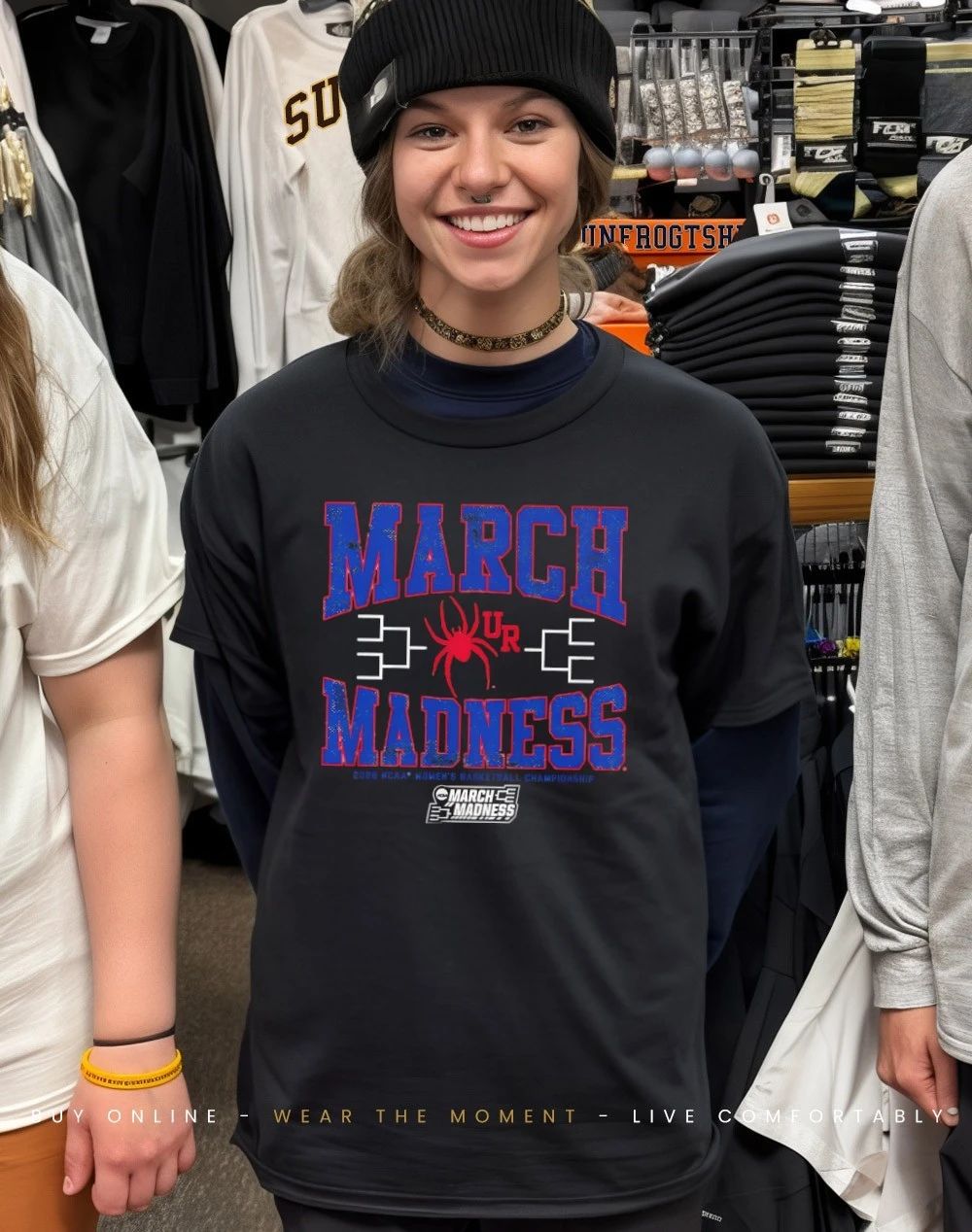 Richmond Spiders WBB 2026 March Madness logo shirt