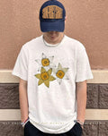 Fuck MAGA Fuck Trump Fuck ICE Yellow Daffodil Trio Shirt