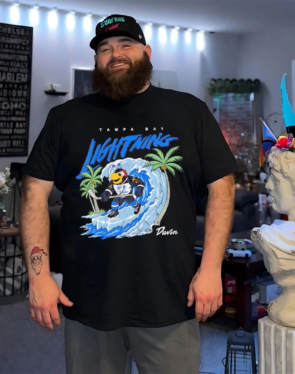 Duvin x Tampa Bay Lightning Thunderbug graphic shirt