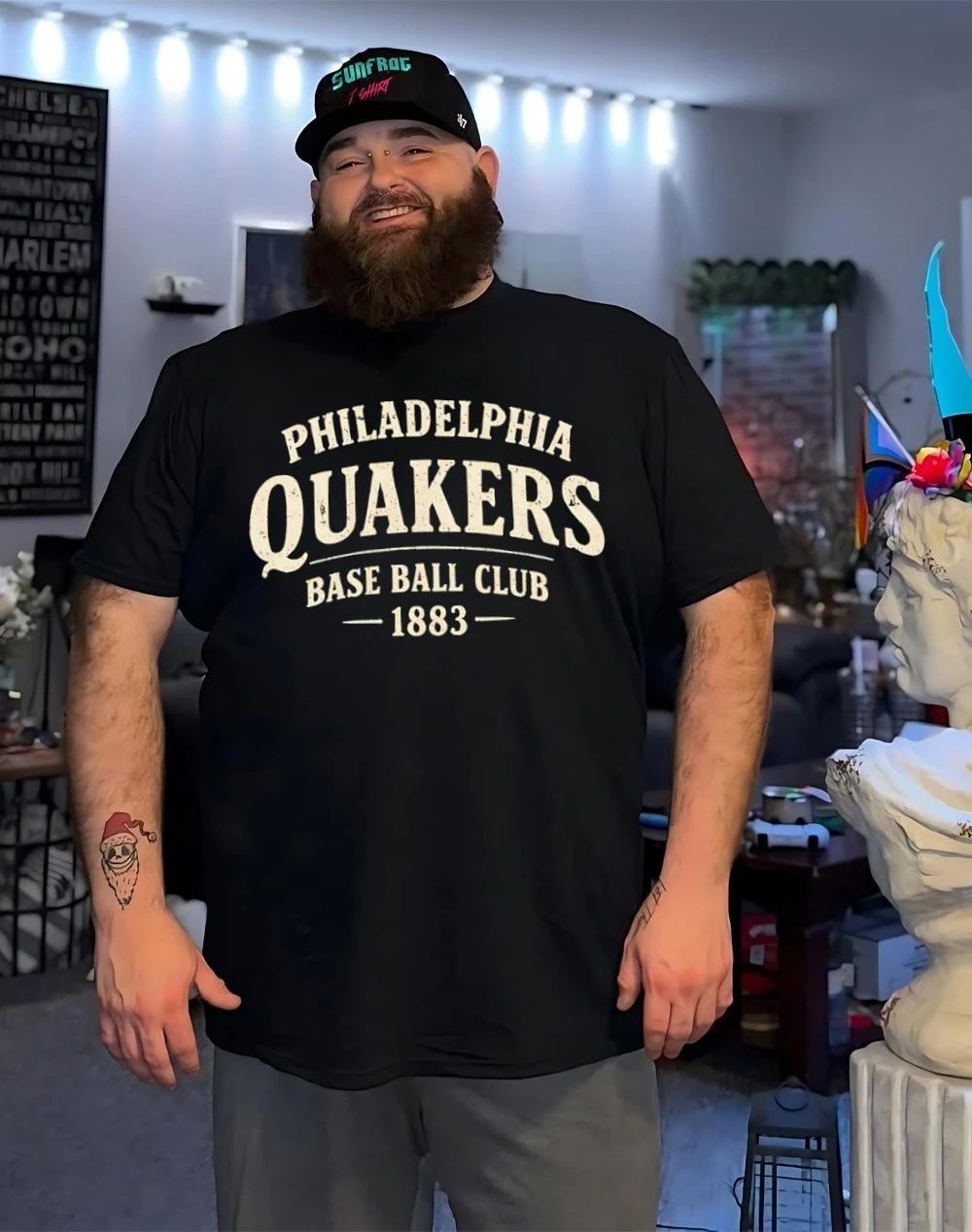 Philadelphia Quakers baseball club 1883 shirt