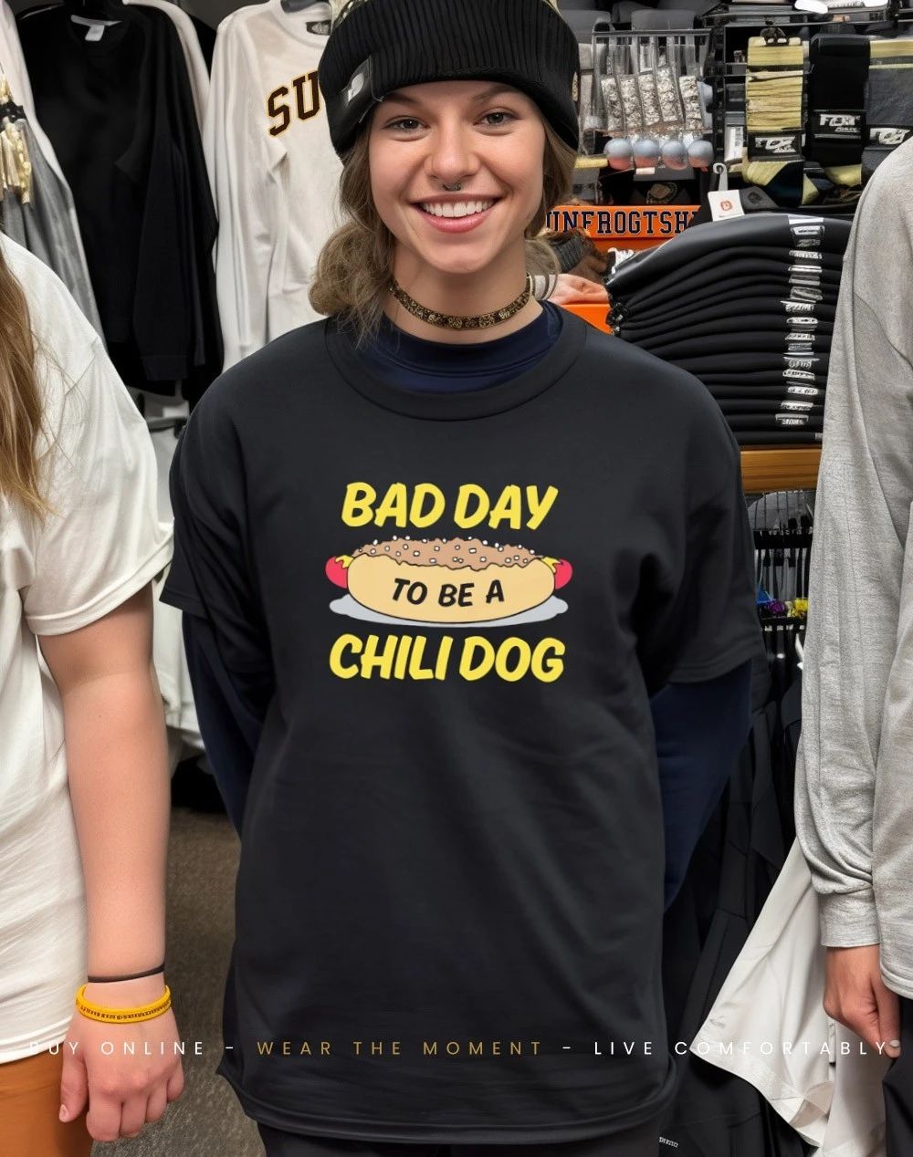 Bad day to be a chili dog shirt