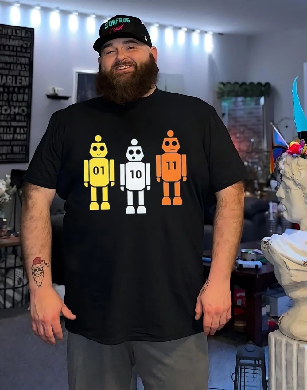 Tonight Show Christian Hubicki 01 10 11 Robot Shirt