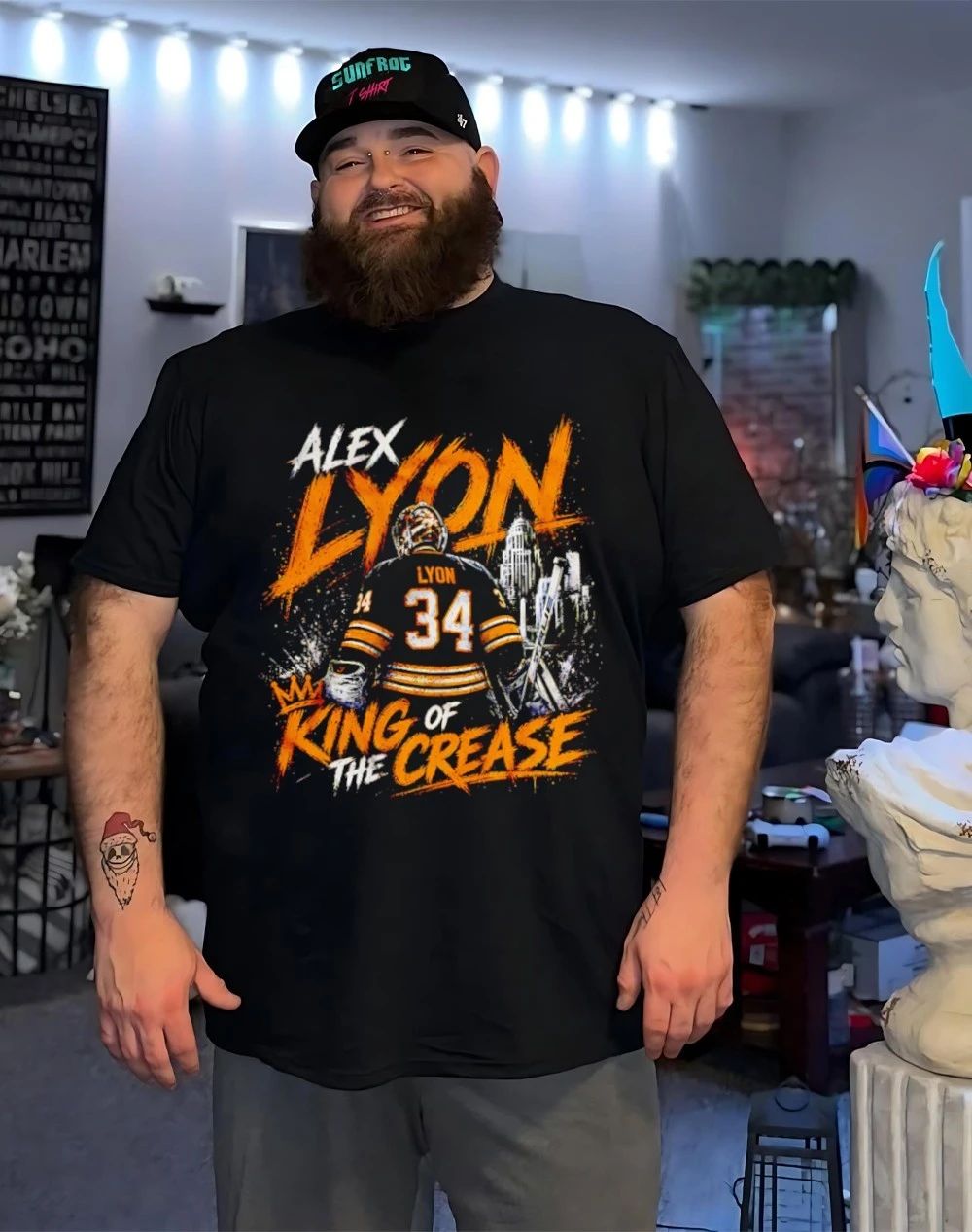 Alex Lyon King Of The Crease Shirt
