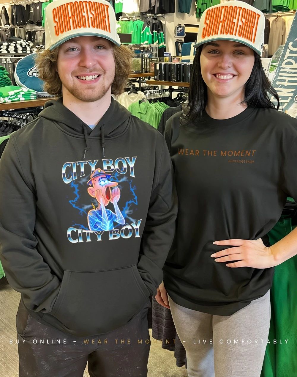 City Boy Brainrot Meme Reaction Loud cartoon shirt