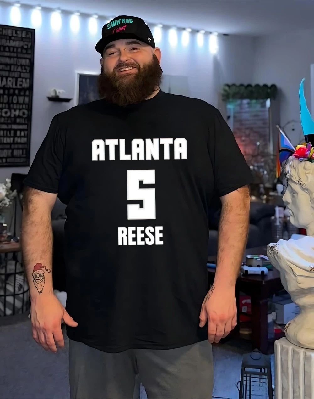 Angel Reese Atlanta Dream WNBA number and name shirt