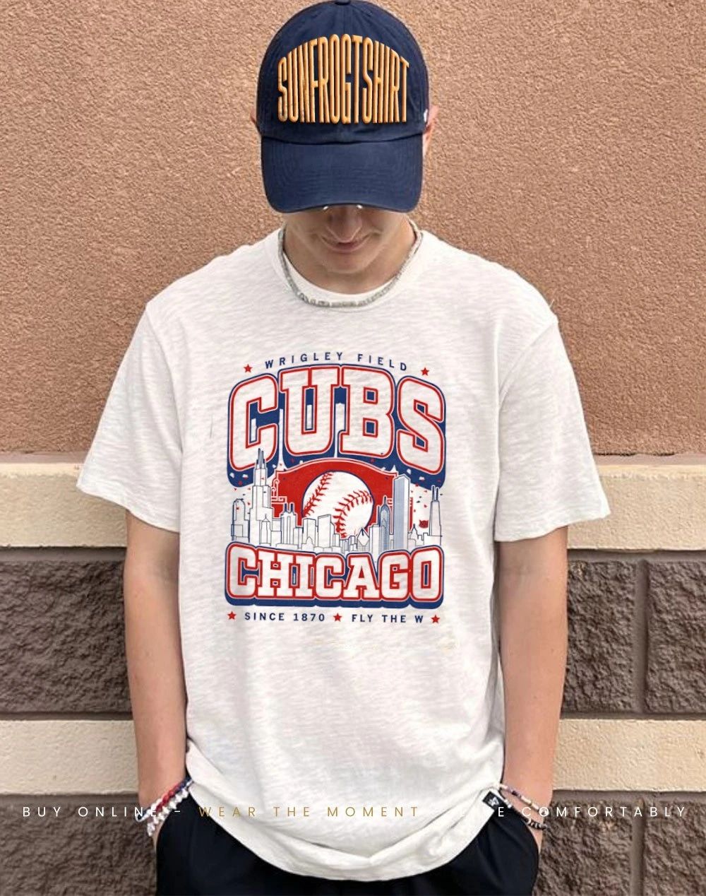 Chicago Cubs Wrigley Field Max Collegiate Since 1870 shirt