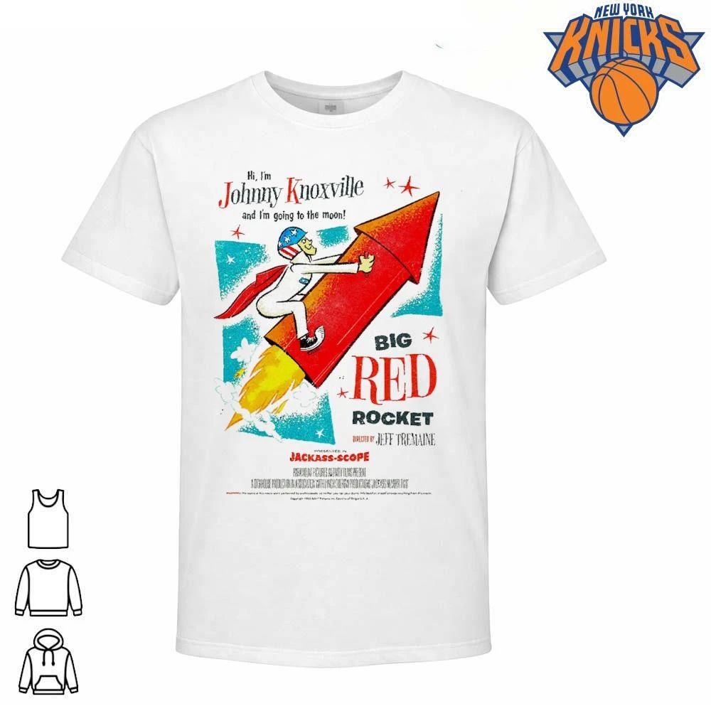 Johnny Knoxville Big Red Rocket Vintage Retro Jackass Movie Shirt