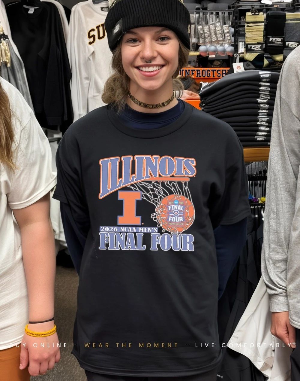 Illinois Basketball 2026 Final Four Retro shirt