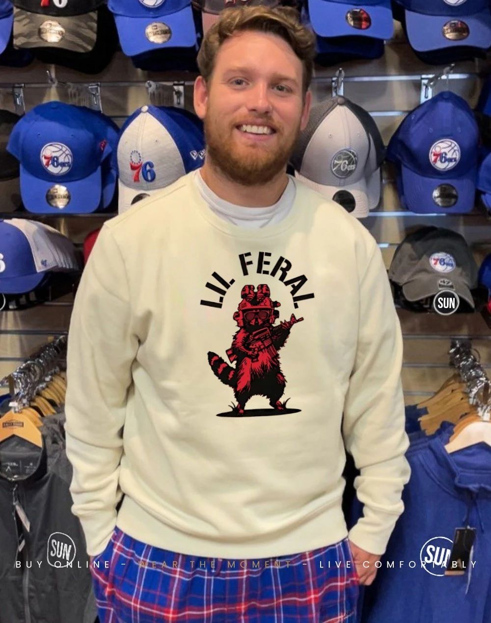 Lil Feral Raccoon graphic shirt