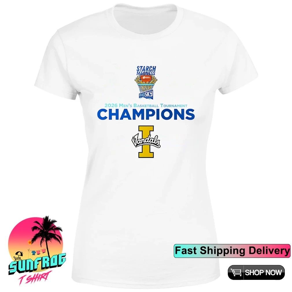 Idaho Vandals Big Sky Mens Basketball Tournament Champions 2026 shirt