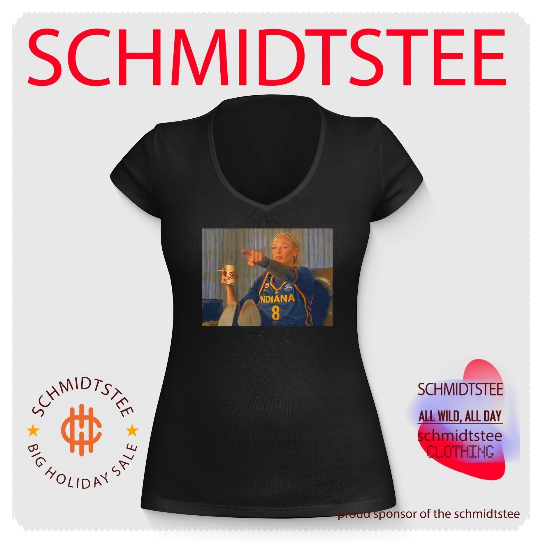 Indiana Fever Sophie Cunningham Leonardo DiCaprio pointing meme shirt