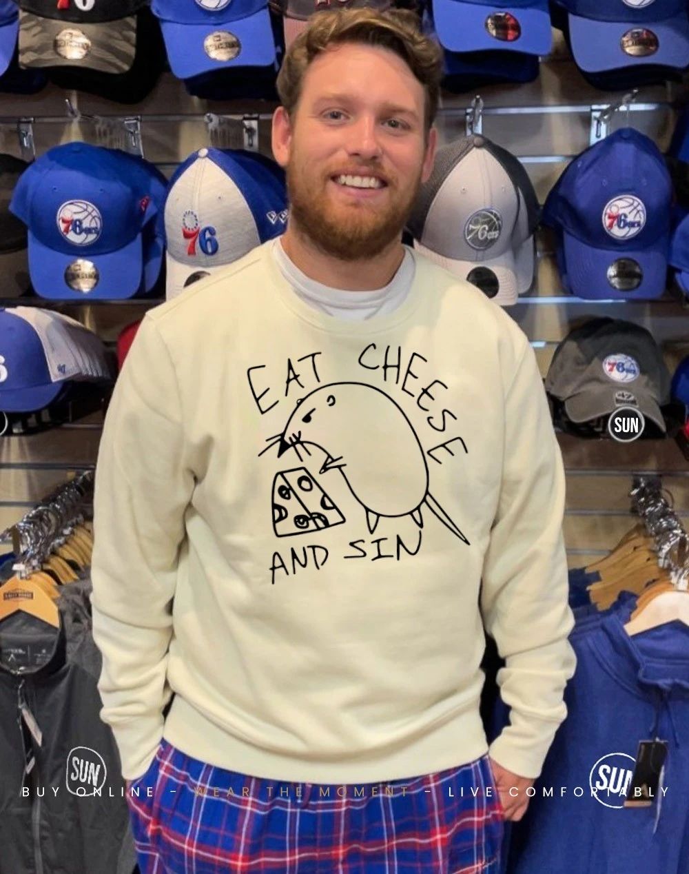 Rat eat cheese and sin shirt