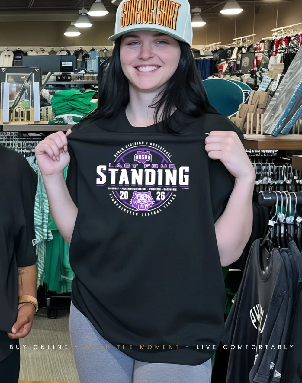 2026 OHSAA Girls Basketball D1 Last Four Standing Pickerington Central Tigers shirt